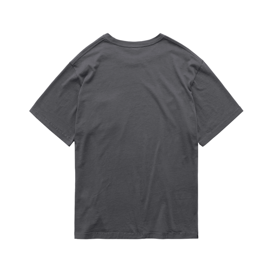 폴리테루 로우 컷 포켓 티셔츠 차콜(Polyteru Raw Cut Pocket T-Shirt Charcoal) - 2