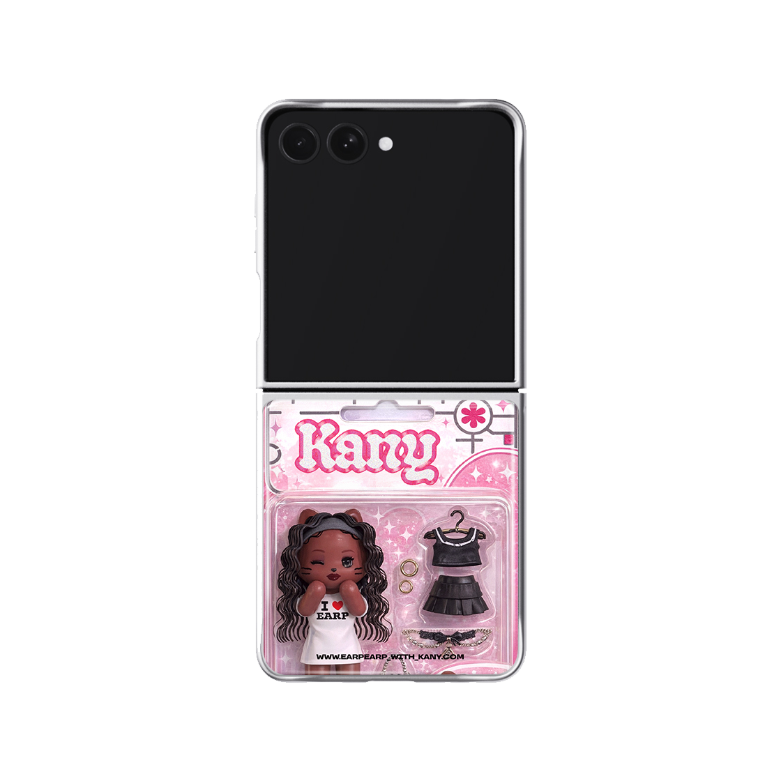 [사은품 증정] 어프어프 x 카니 I am a kany girl 에폭시 범퍼 케이스 실버([사은품 증정] EARPEARP x KANY I am a kany girl Epoxy Bumper Case - Silver) - 2