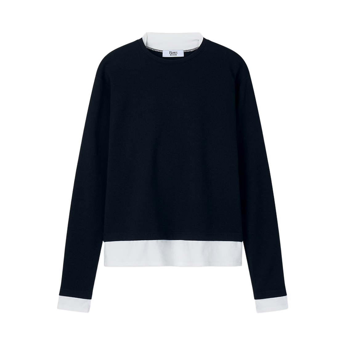 FL2519 Flawsroom Layered Long Sleeve Black