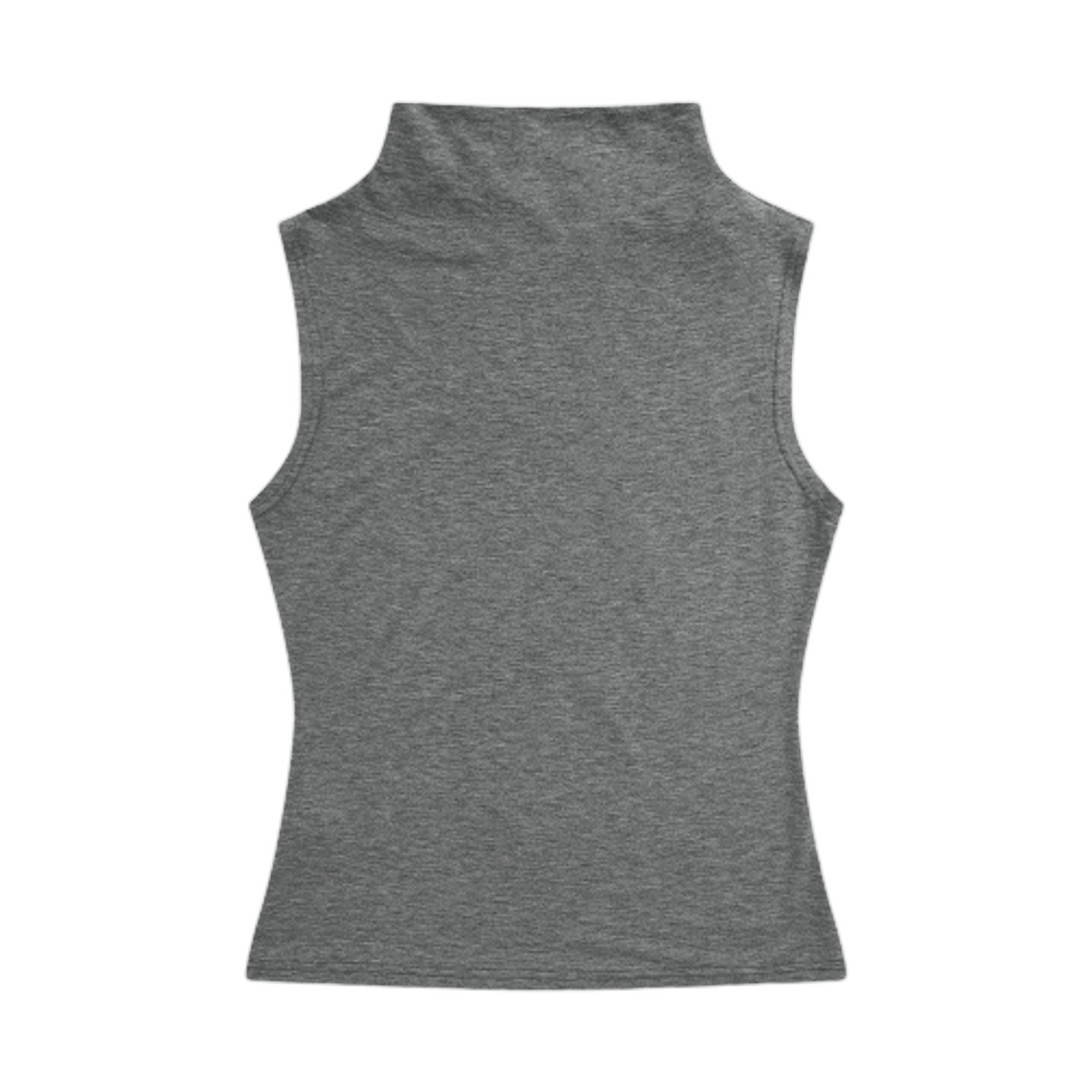 (W) 애즈온 허쉬 하이 넥 슬리브리스 그레이((W) Ason Hush High Neck Sleeveless Gray) - 2