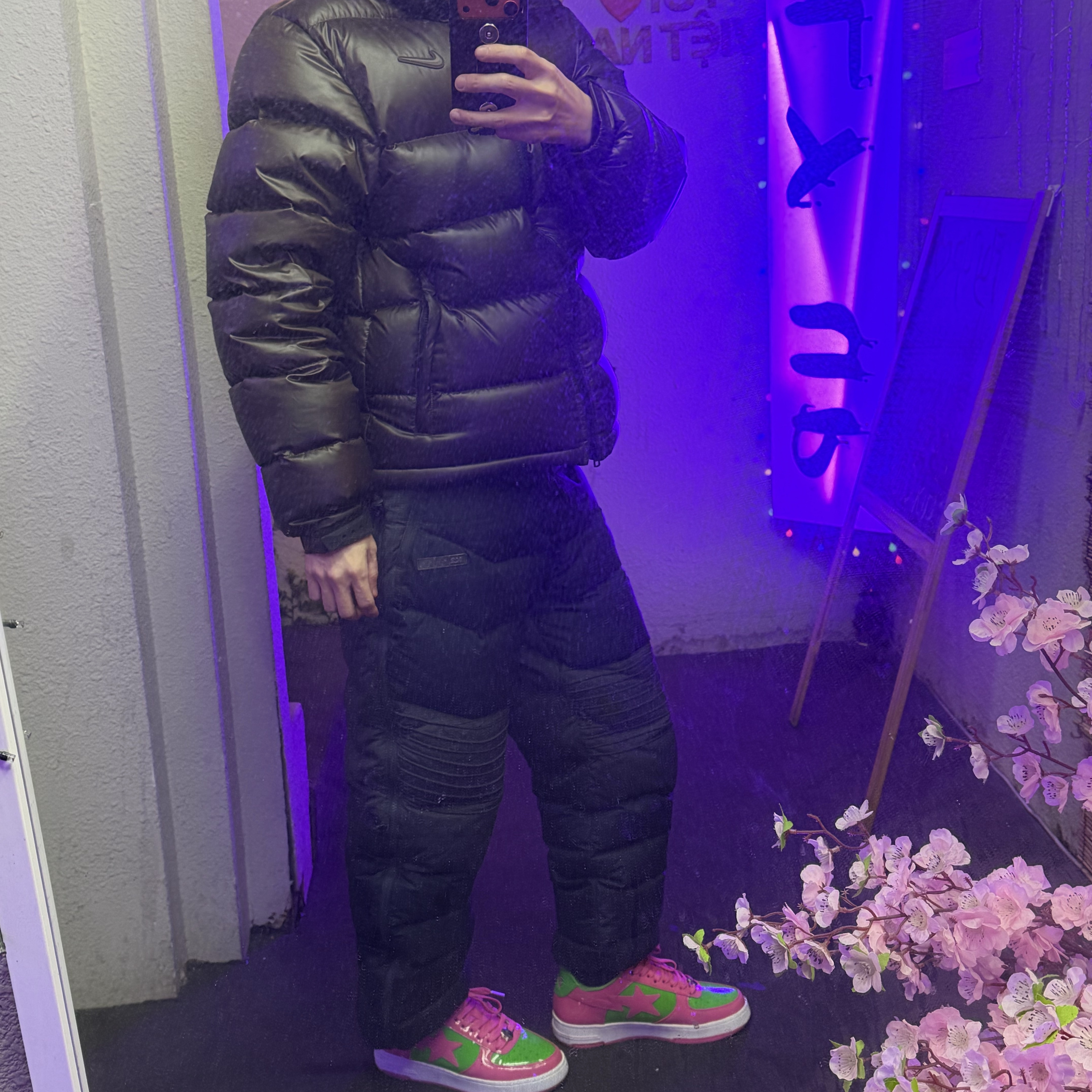 BAPE Sta #1 Pink 착용 스타일 - 2