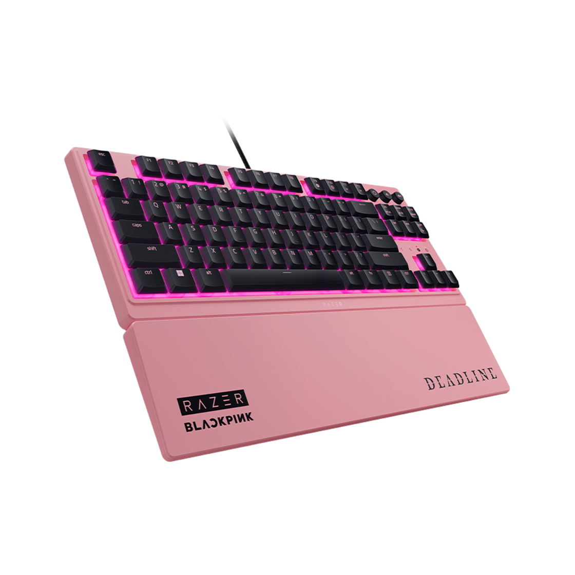 레이저 오나타 V3 TKL 블랙핑크 에디션 게이밍 키보드 영문 텐키리스(Razer Ornata V3 TKL Blackpink Edition) - 5
