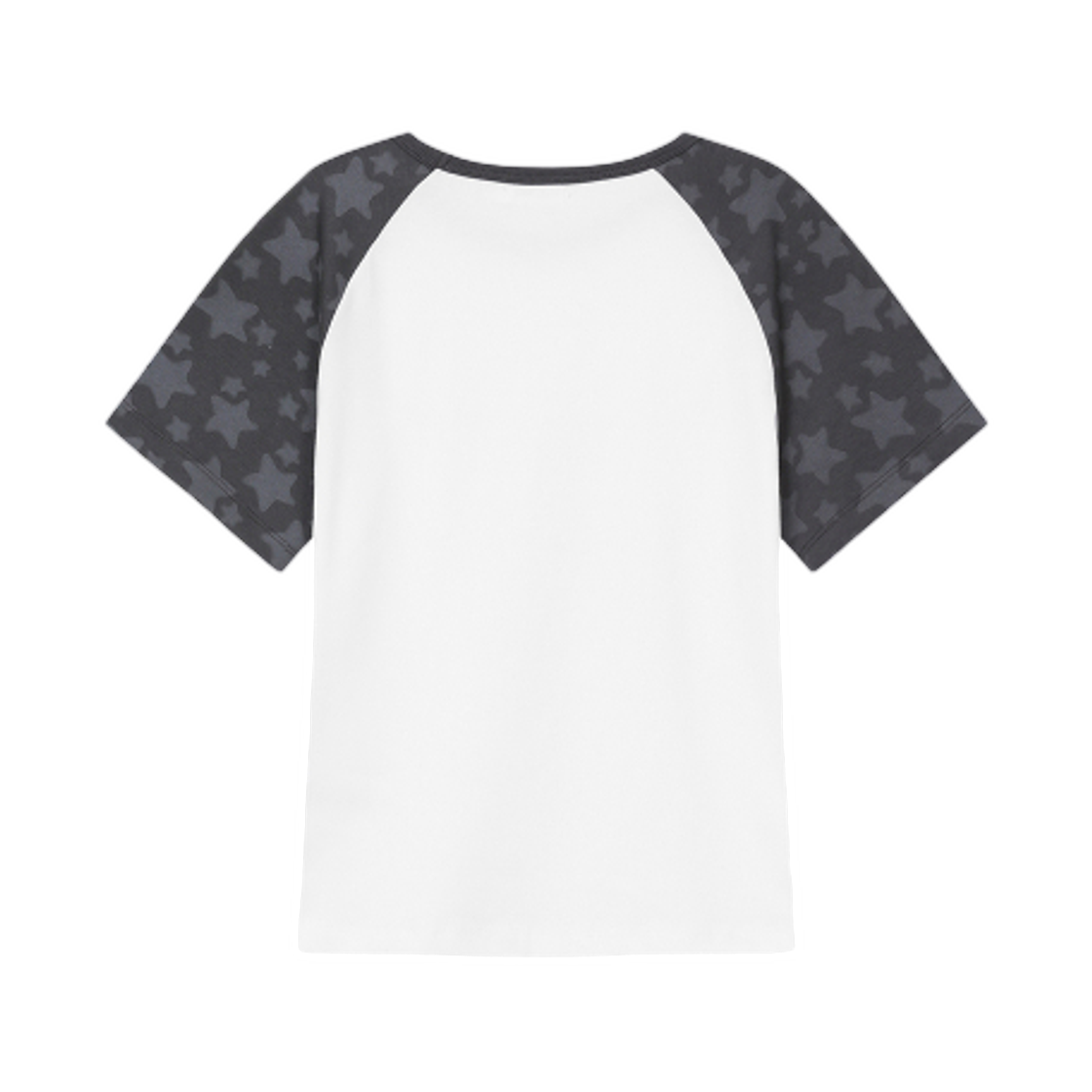 (W) 미세키서울 미드나잇 스타 래글런 숏슬리브 화이트((W) Miseki Seoul Midnight Stars Raglan Short Sleeve White) - 2