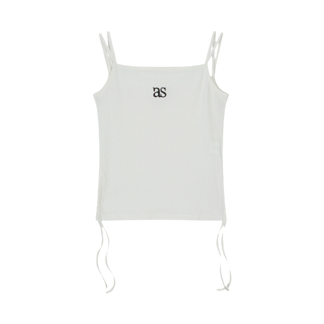 (W) 애즈온 레이어 셔링 슬리브리스 화이트((W) Ason Layer Shirring Sleeveless White)