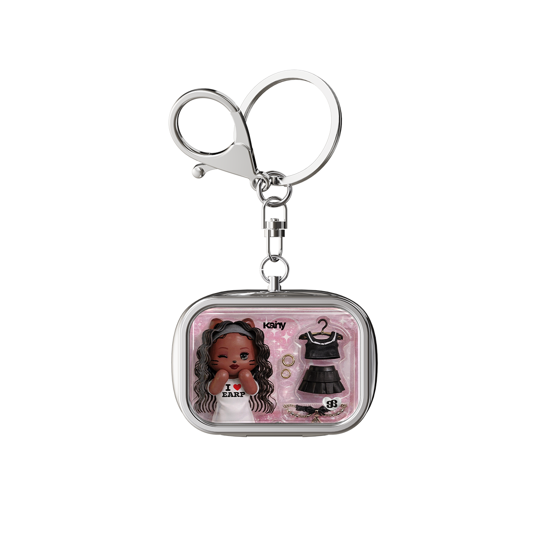 [사은품 증정] 어프어프 x 카니 I am a kany girl 틴케이스 키링([사은품 증정] EARPEARP x KANY I am a kany girl Tin Case Keyring)