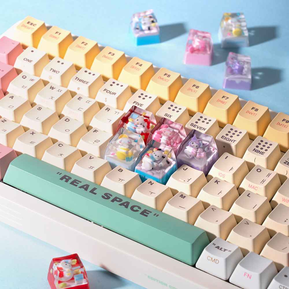 로이체 산리오 캐릭터즈 포인트 커스텀 레진 키캡(Royche Sanrio Characters Point Custom Resin Keycap) - 3
