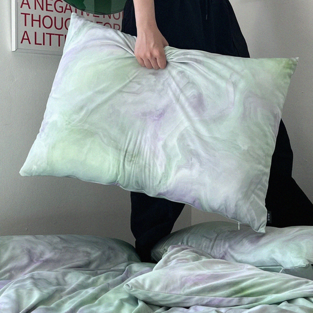 무성화 소르베 부드러운 촉감 먼지없는 베개커버 40x60cm(MUSEONGHWA Sorbet Soft Touch Dust-Free Pillow Cover 40×60 cm) - 4