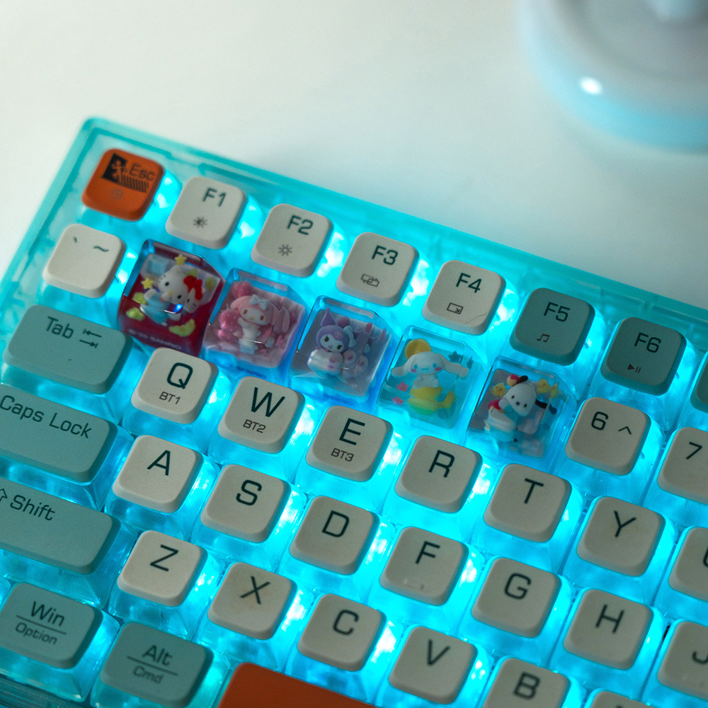 로이체 산리오 캐릭터즈 포인트 커스텀 레진 키캡(Royche Sanrio Characters Point Custom Resin Keycap) - 5