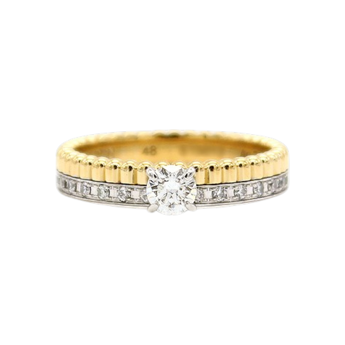 ITR47PJ9QECU Boucheron Quattro Radiant Edition Solitaire Ring JSL00322