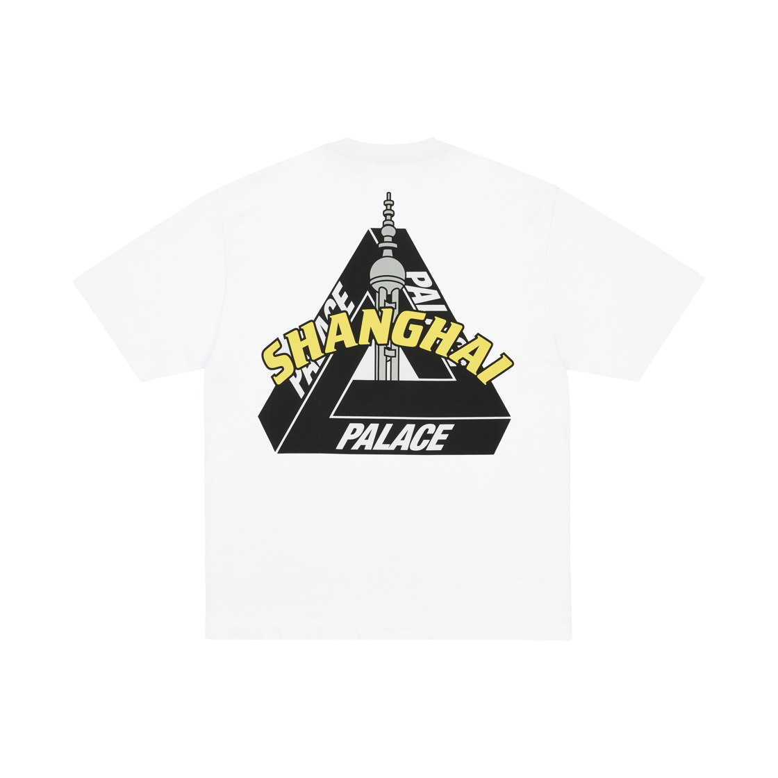 - Palace Shanghai Tri Ferg T-Shirt White - 26SS