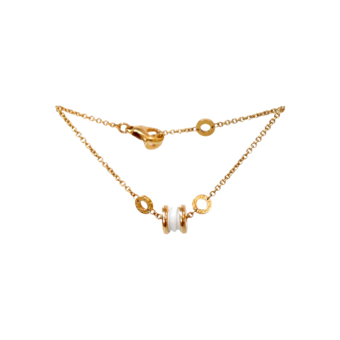 ITR7MCB285KG Bulgari B.Zero1 White Ceramic 18K Bracelet D-B58466