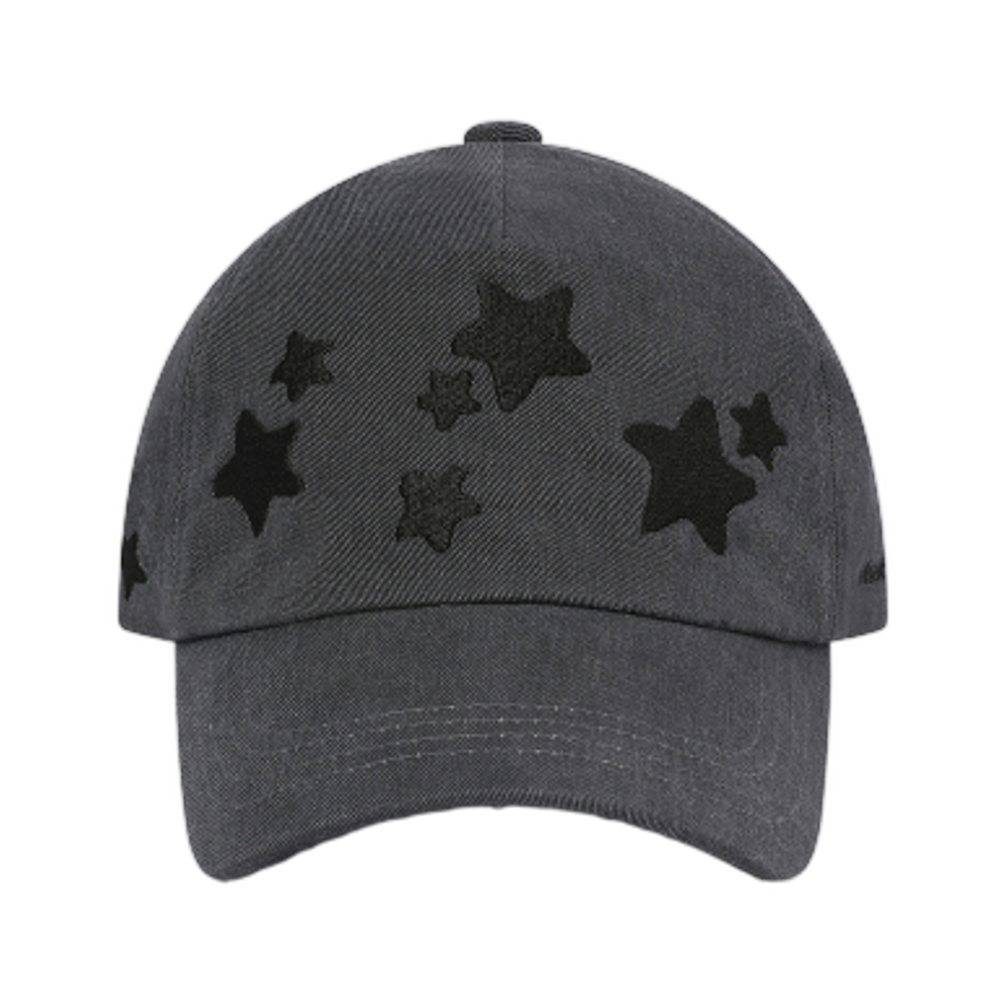 - Miseki Seoul Midnight Stars Logo Ball Cap Charcoal