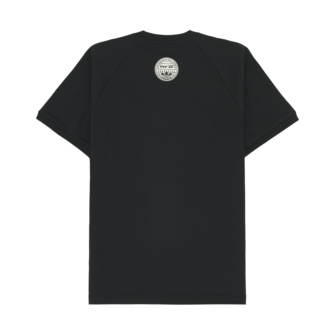 아디다스 x 오아시스 투어 3-스트라이프 티셔츠 블랙 - KR 사이즈(Adidas x Oasis Tour 3-Stripes T-Shirt Clear Sky Black - KR Sizing) - 2