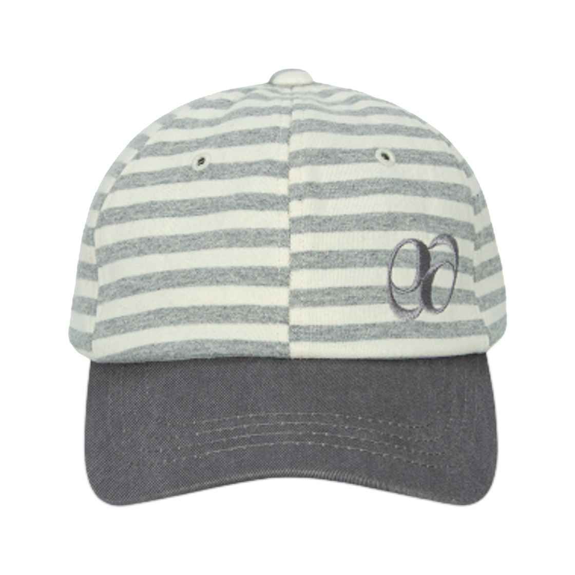 애즈온 듀오 스트라이프 볼캡 그레이(Ason Duo Stripe Ball Cap Gray) - 1