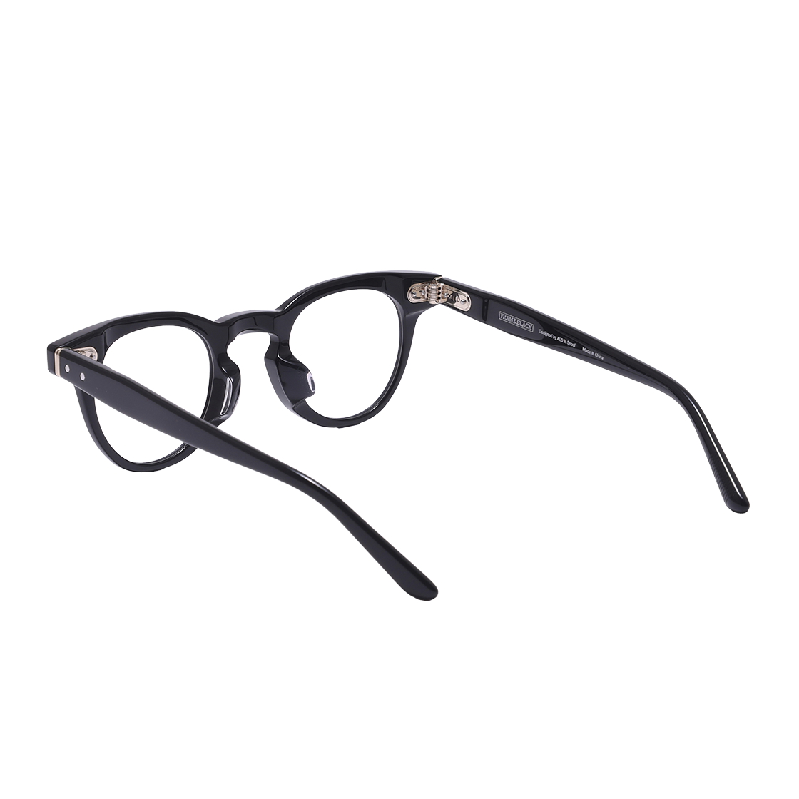 알로아이웨어 [FRAME BLACK] FBG7601 0909G 아세테이트 블랙 안경테(ALO EYEWEAR [FRAME BLACK] FBG7601 0909G acetate black glasses frame) - 3
