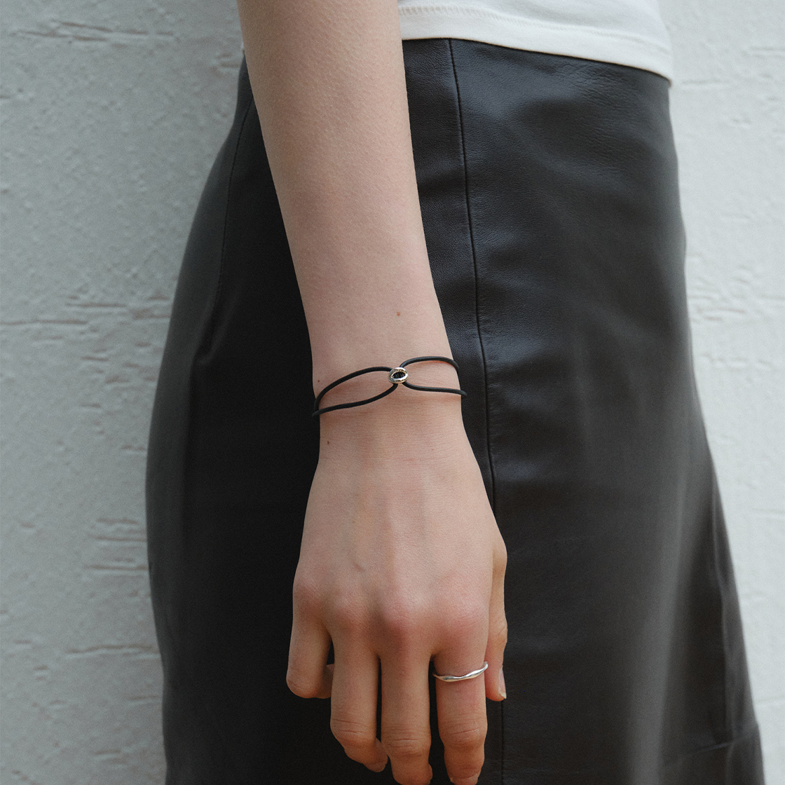 아포아 실버 트윈 팔찌(APOA Silver Twin Bracelet_6color) - 2