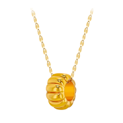 GOLDPANG 24K Gold My Noel Pendant + 18K Chain Necklace + Holiday Package - Golden Crush