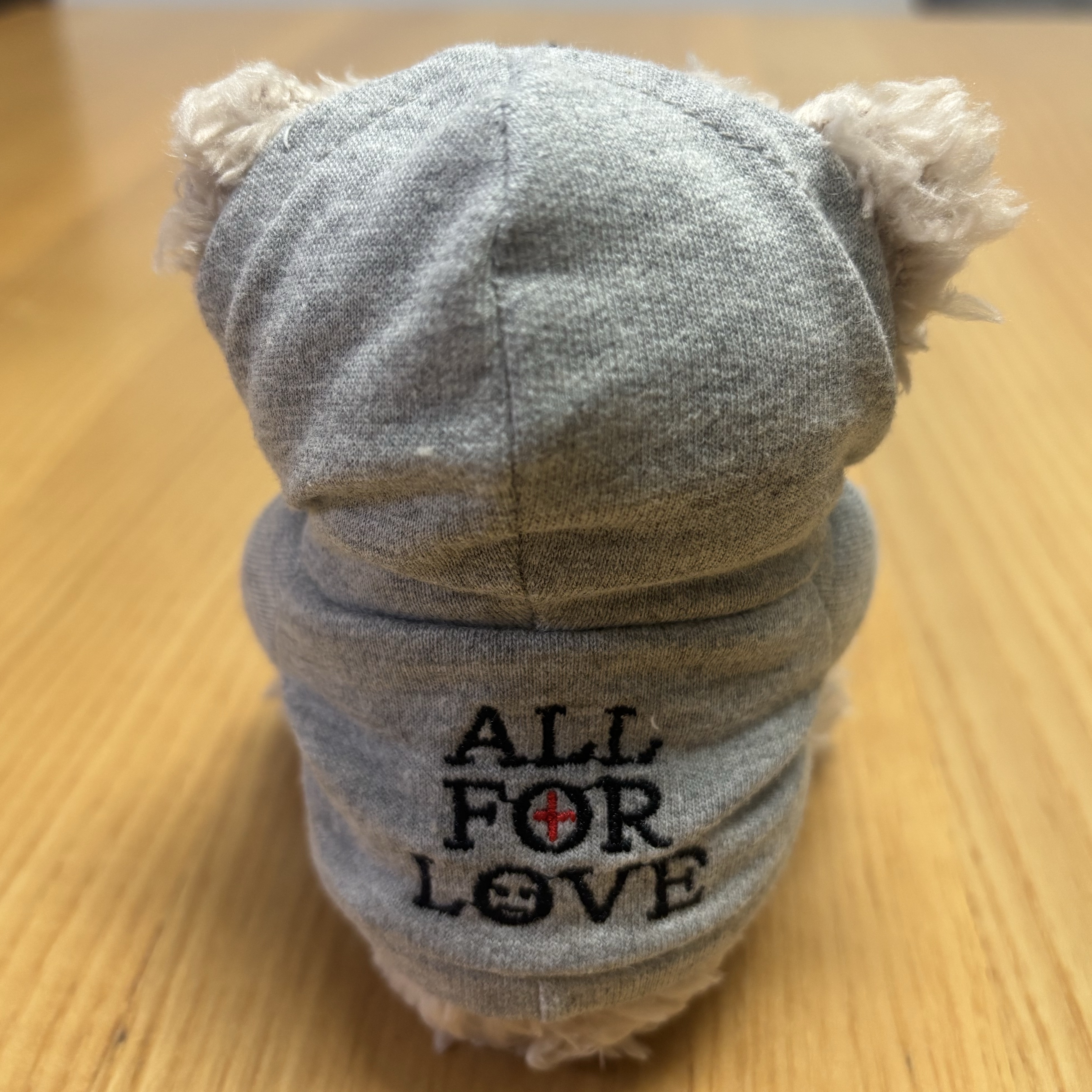 BEIGE_ I LOVE ME BEAR KEYLING 착용 스타일