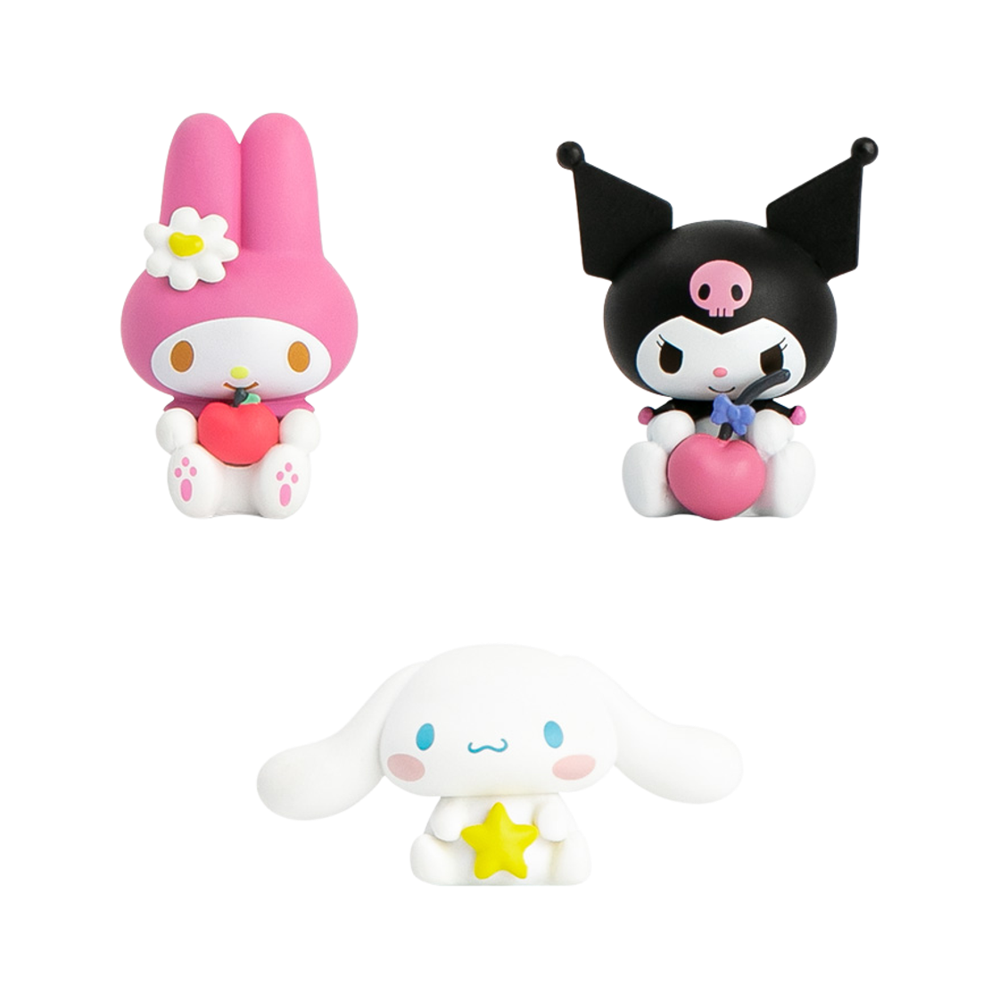 로이체 산리오 캐릭터즈 모니터 피규어 쿠로미 & 시나모롤(Royche Sanrio Characters Monitor Figure Kuromi & Cinnamonroll)