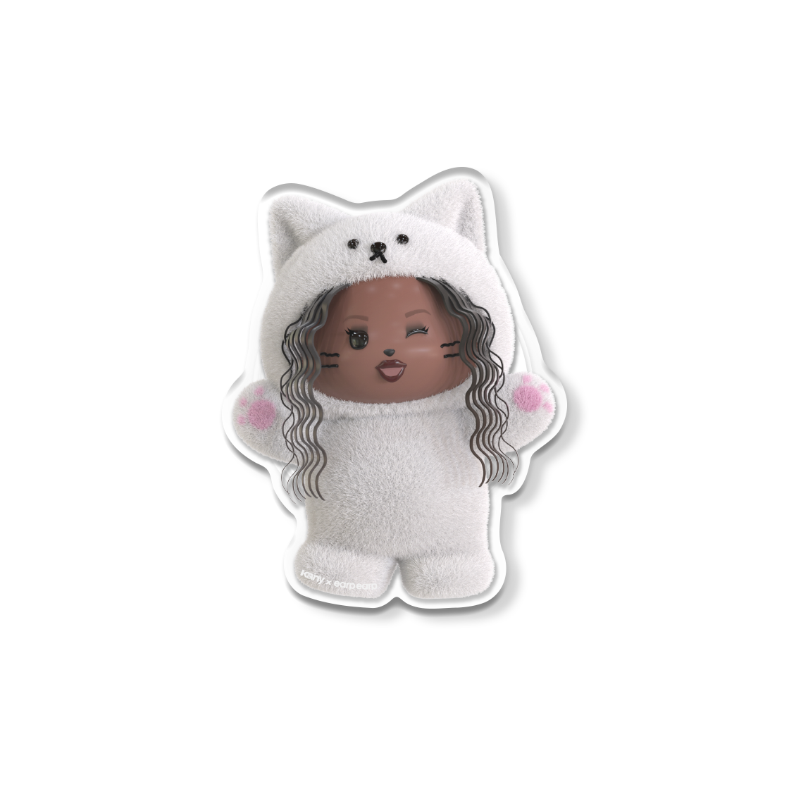 어프어프 x 카니 냥냥 치치 카니 아크릴 스마트톡(EARPEARP x KANY Chichi Kany Acrylic Tok)
