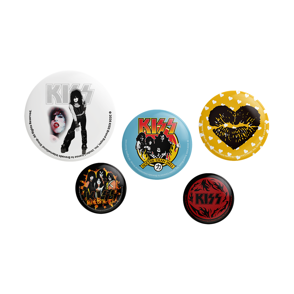 메인부스 X KISS 핀 뱃지(MAINBOOTH X KISS Pin Badge) - 2