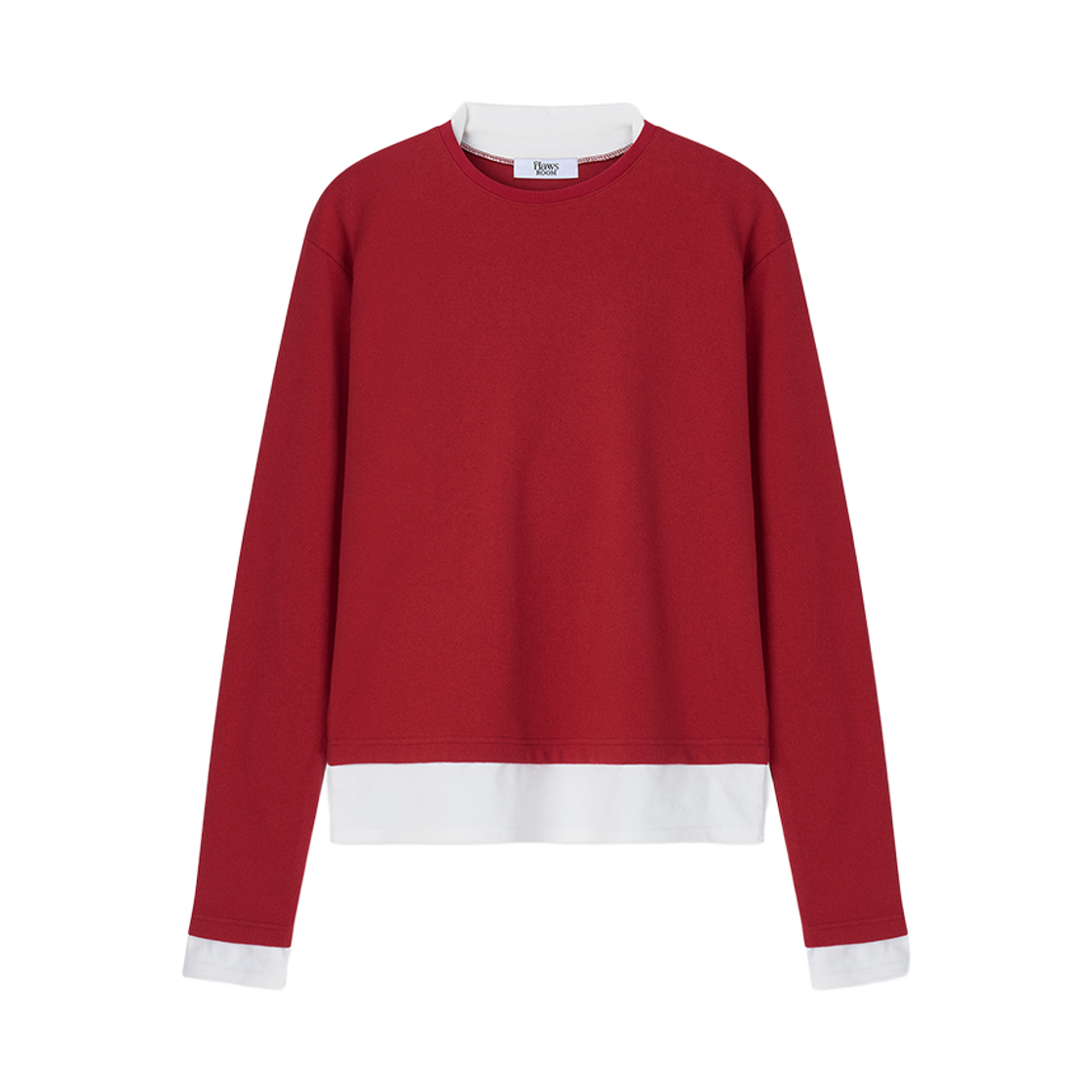 2517 Flawsroom Layered Long Sleeve Red