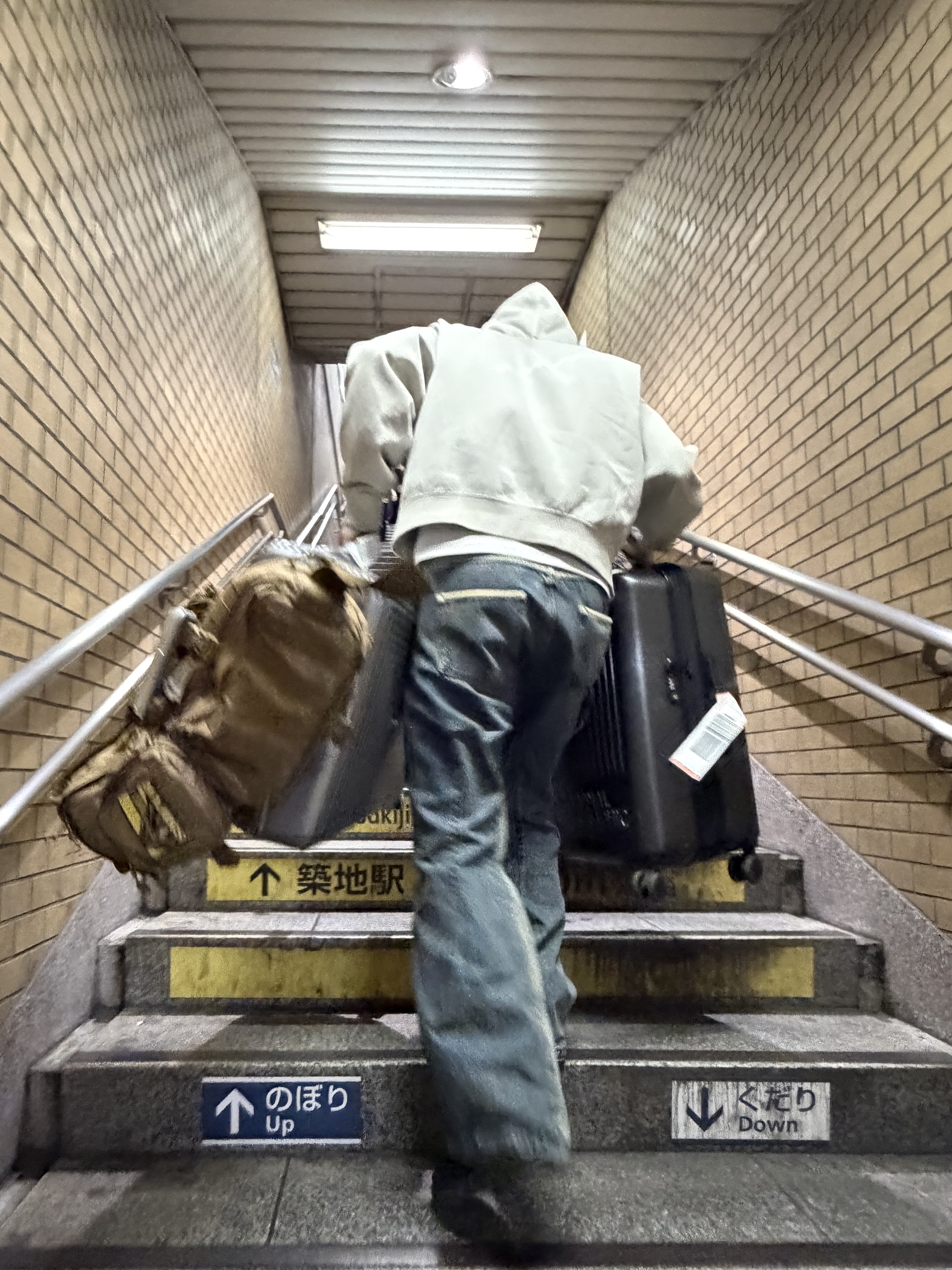 ETCE Curved Panel Denim Pants 2.0 Blue 착용 스타일 - 2