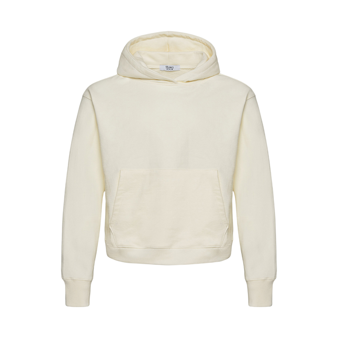 FL2422 Flawsroom Crop Dyed Hood White