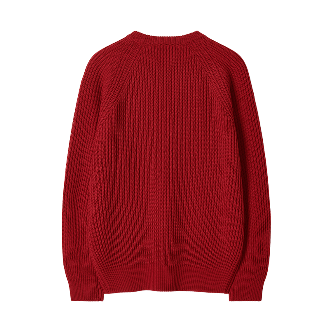 플로즈룸 에센셜 크롭 레글런 니트 레드(Flawsroom Essential Crop Reglan Knit Red) - 2