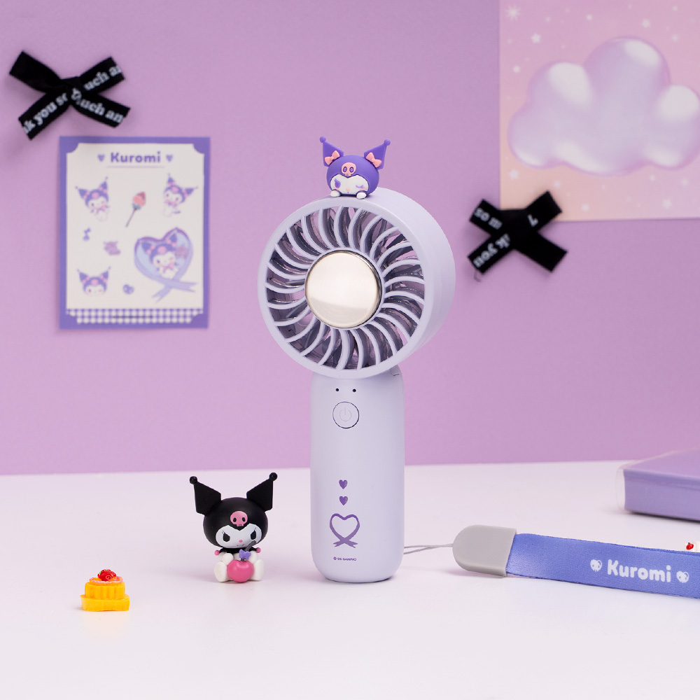로이체 산리오 캐릭터즈 냉각패드 쿨링 BLDC 미니 핸디팬 휴대용 선풍기(Royche Sanrio Characters Cooling Pad BLDC Mini Handheld Fan) - 4