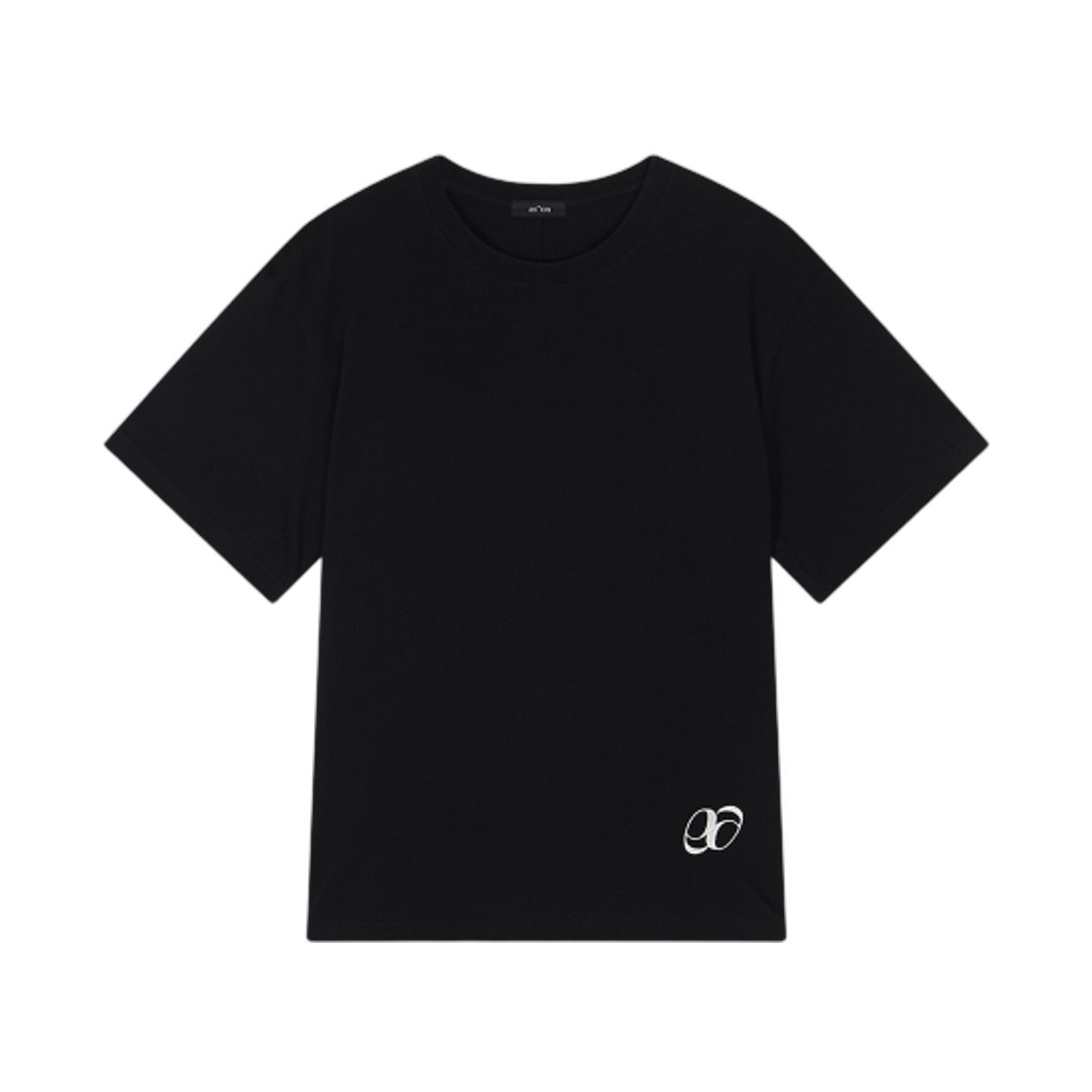 (W) 애즈온 스탠다드 박시 티셔츠 블랙((W) Ason Standard Boxy T-Shirt Black)