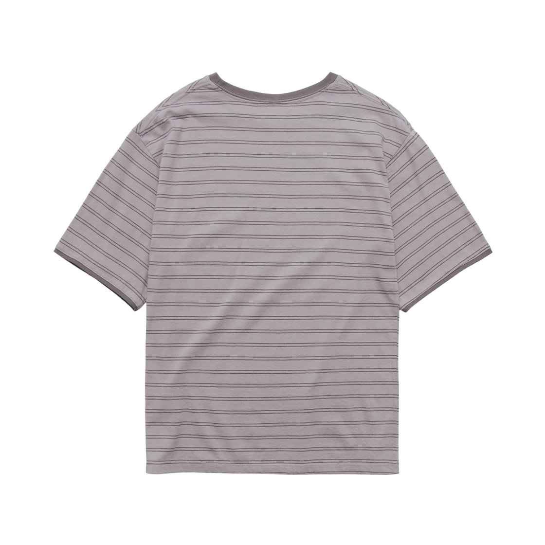 폴리테루 루즈드 스트라이프 티셔츠 더스티 핑크(Polyteru Loosed Striped T-Shirt Dusty Pink) - 2