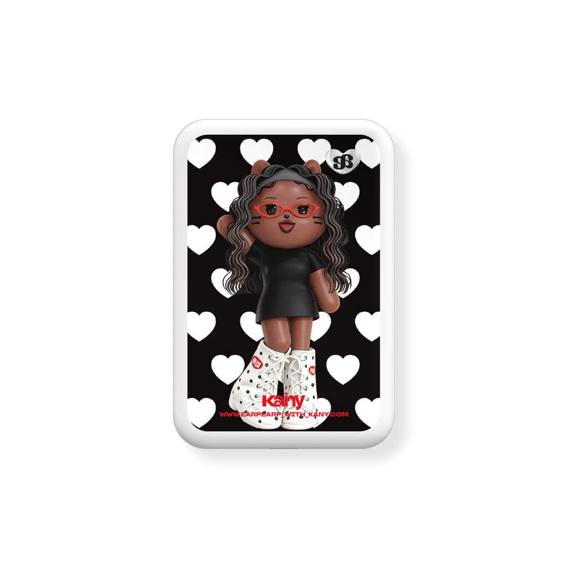 어프어프 x 카니 하트밤 카니 맥세이프 보조배터리 5000mAh(EARPEARP x KANY Heart Bomb Kany Magnetic Wireless Power Bank 5000mAh)