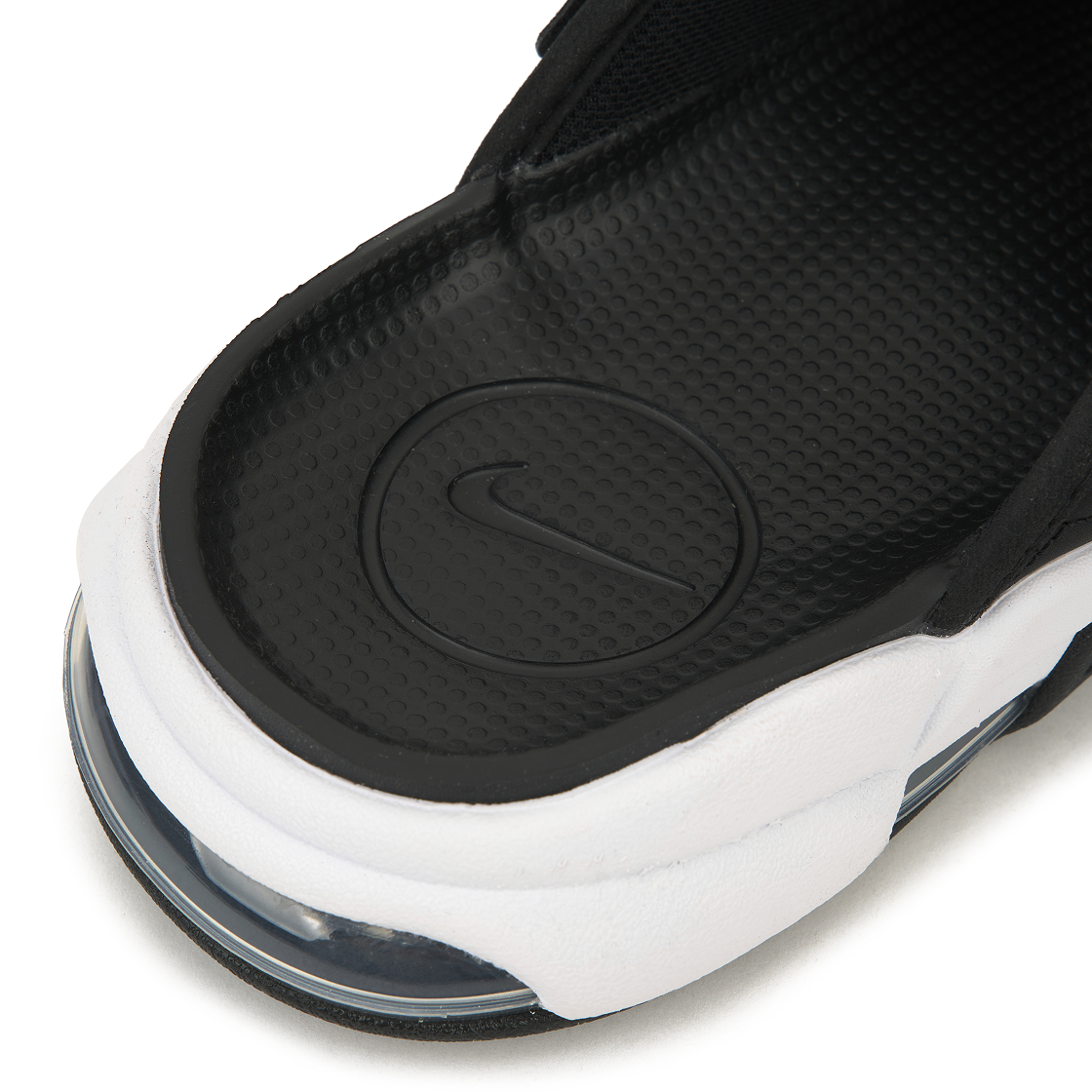 나이키 에어 모어 업템포 슬라이드 블랙 화이트(Nike Air More Uptempo Slide Black White) - 8