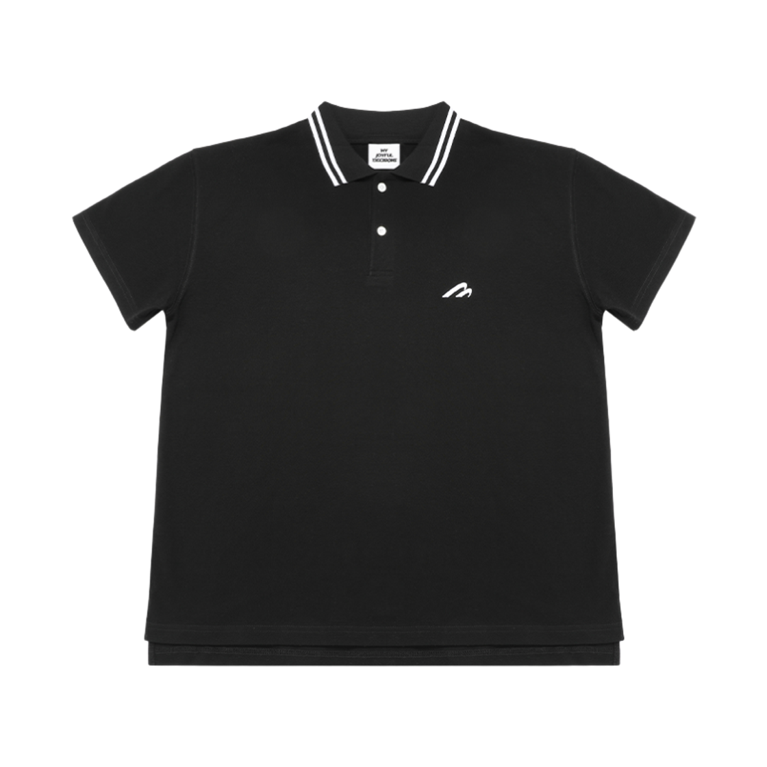 엠제이디 웨이브 로고 폴로 블랙(MJD Wave Logo Polo Black)