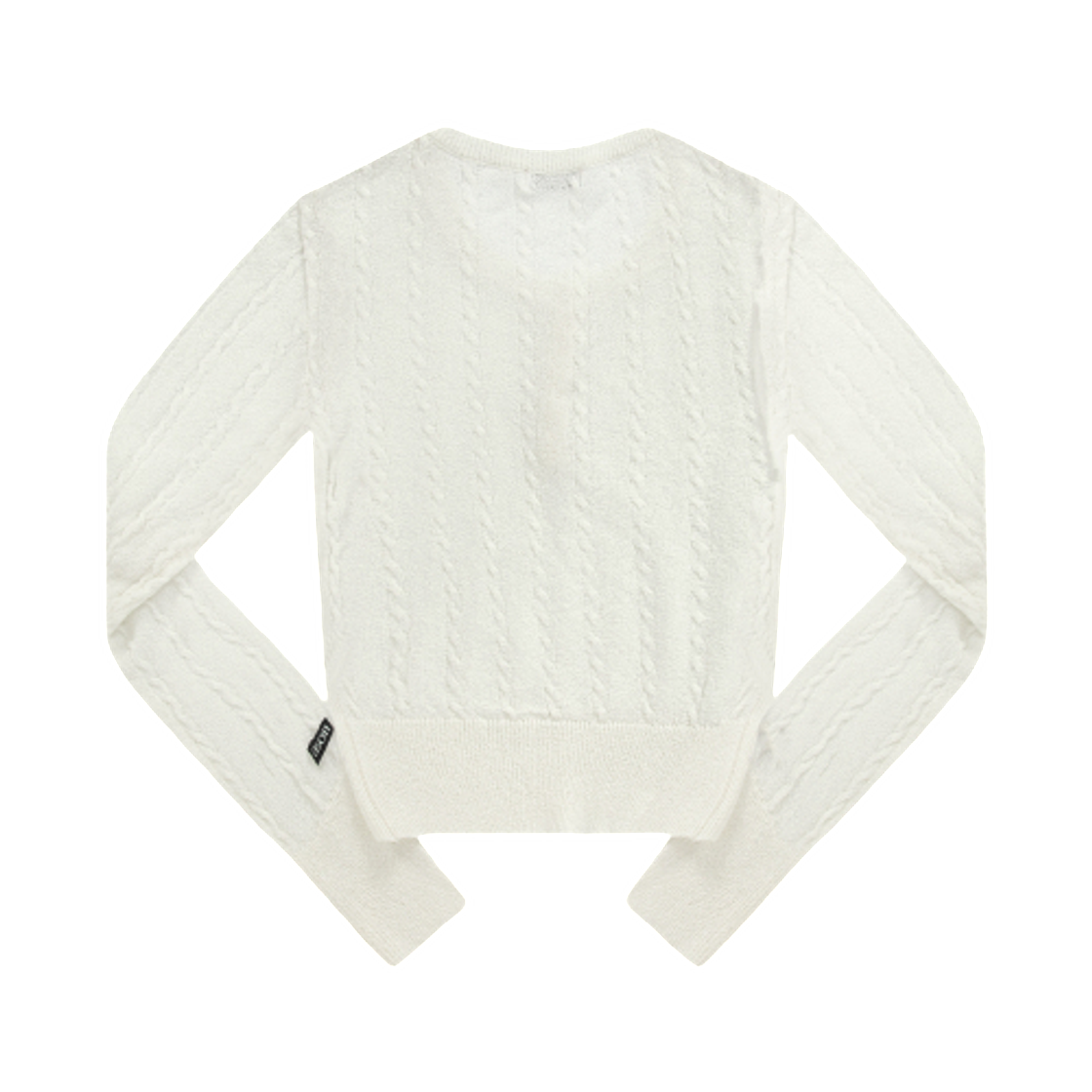 (W) 애즈온 미스티 케이블 니트 아이보리((W) Ason Misty Cable Knit Ivory) - 2