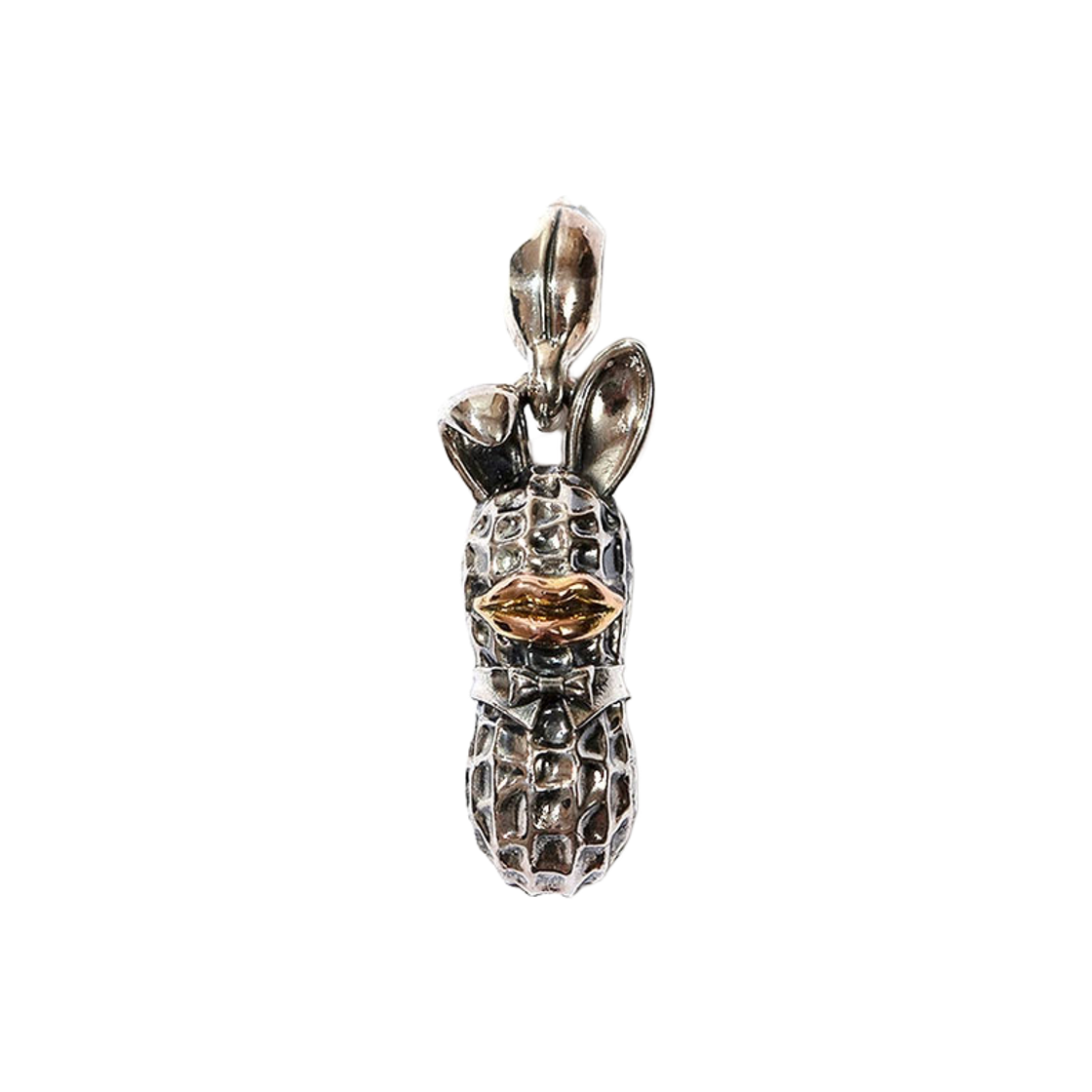 피넛츠앤코 라지 버니 피넛 실버 x K10핑크골드(Peanuts&Co. Large Bunny Peanuts Silver × K10PG)