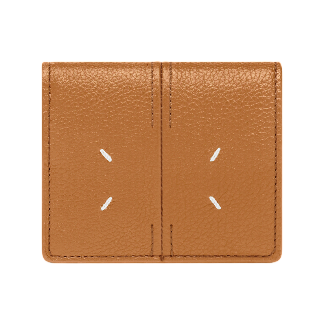 SA2UI0021P7268HB347 Maison Margiela Leather Bi-Fold Wallet Cognac