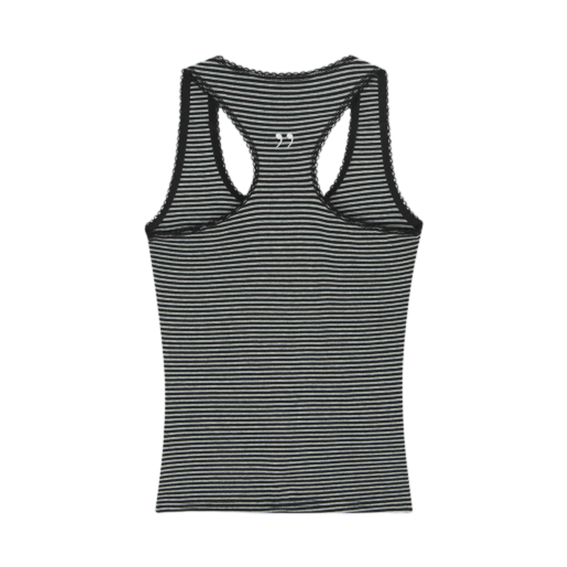 (W) 애즈온 리플 스트라이프 슬리브리스 블랙((W) Ason Ripple Stripe Sleeveless Black) - 2