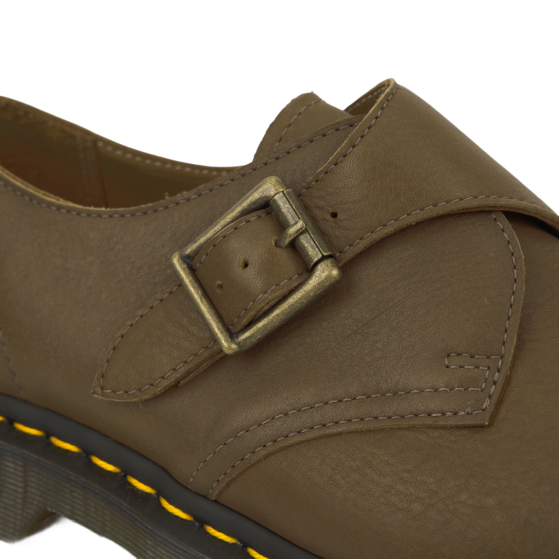 닥터마틴 1461 몽크 버클 레더 다크 탄 내츄럴 텀블(Dr. Martens 1461 Monk Buckle Leather Dark Tan Natural Tumble) - 7