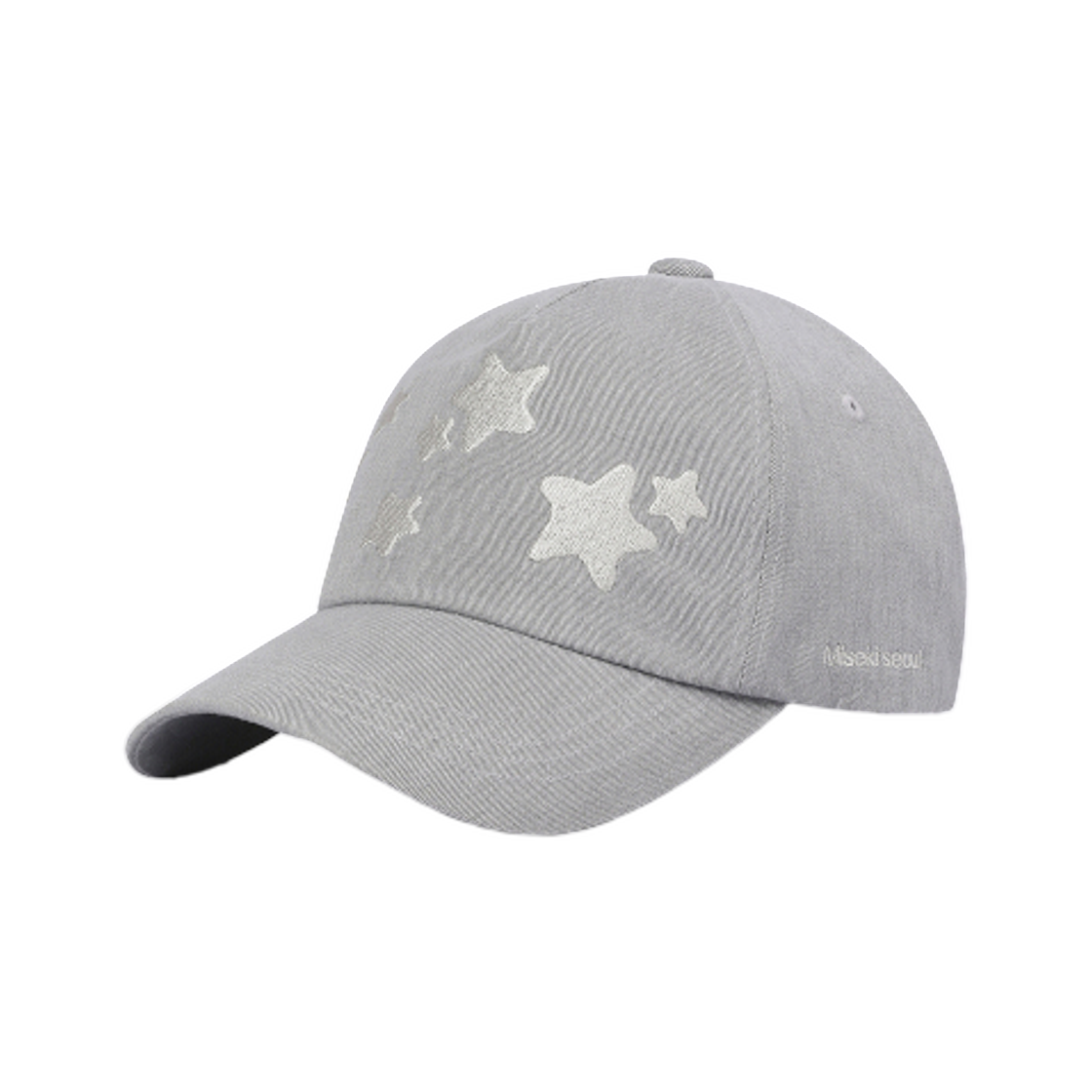 미세키서울 미드나잇 스타 로고 볼캡 그레이(Miseki Seoul Midnight Stars Logo Ball Cap Grey) - 2