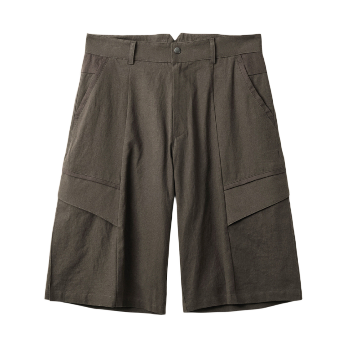 해칭룸 플랩 쇼츠 머드 브라운(Hatchingroom Flap Shorts Mud Brown)