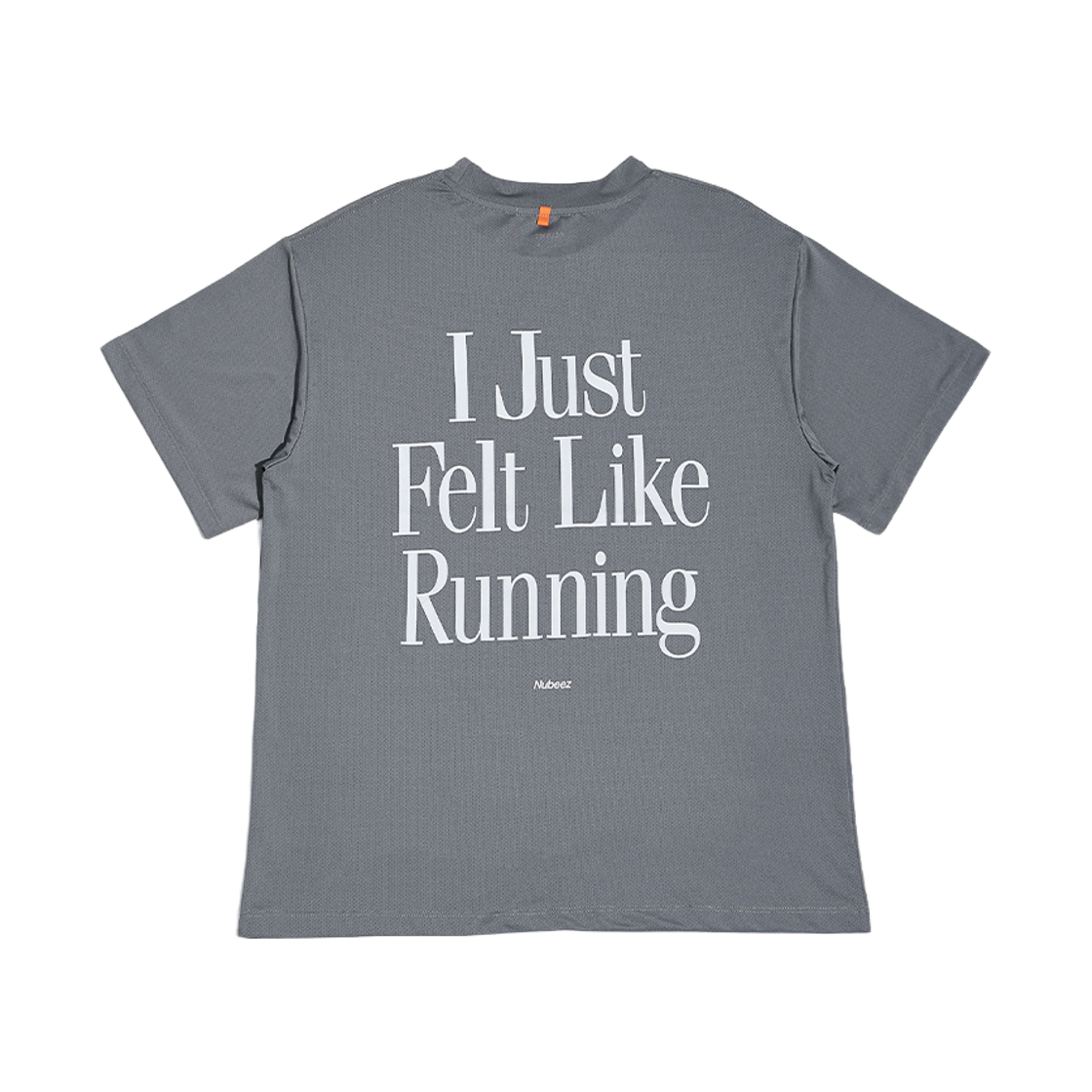 누비즈 펠트 라이크 러닝 숏슬리브 그레이(nubeez Felt Like Running Short Sleeves Grey) - 1