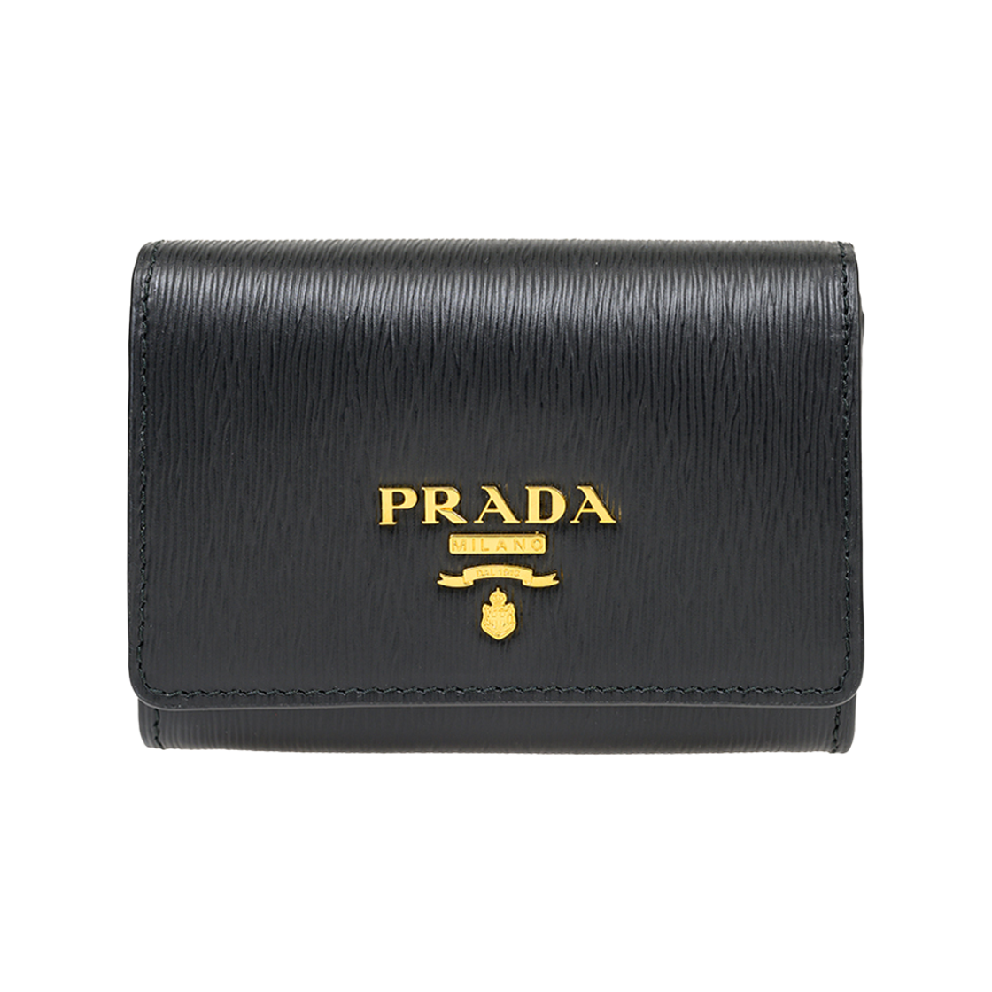 1MH026-2B6P-F0002 Prada Vitello Move Wallet Black