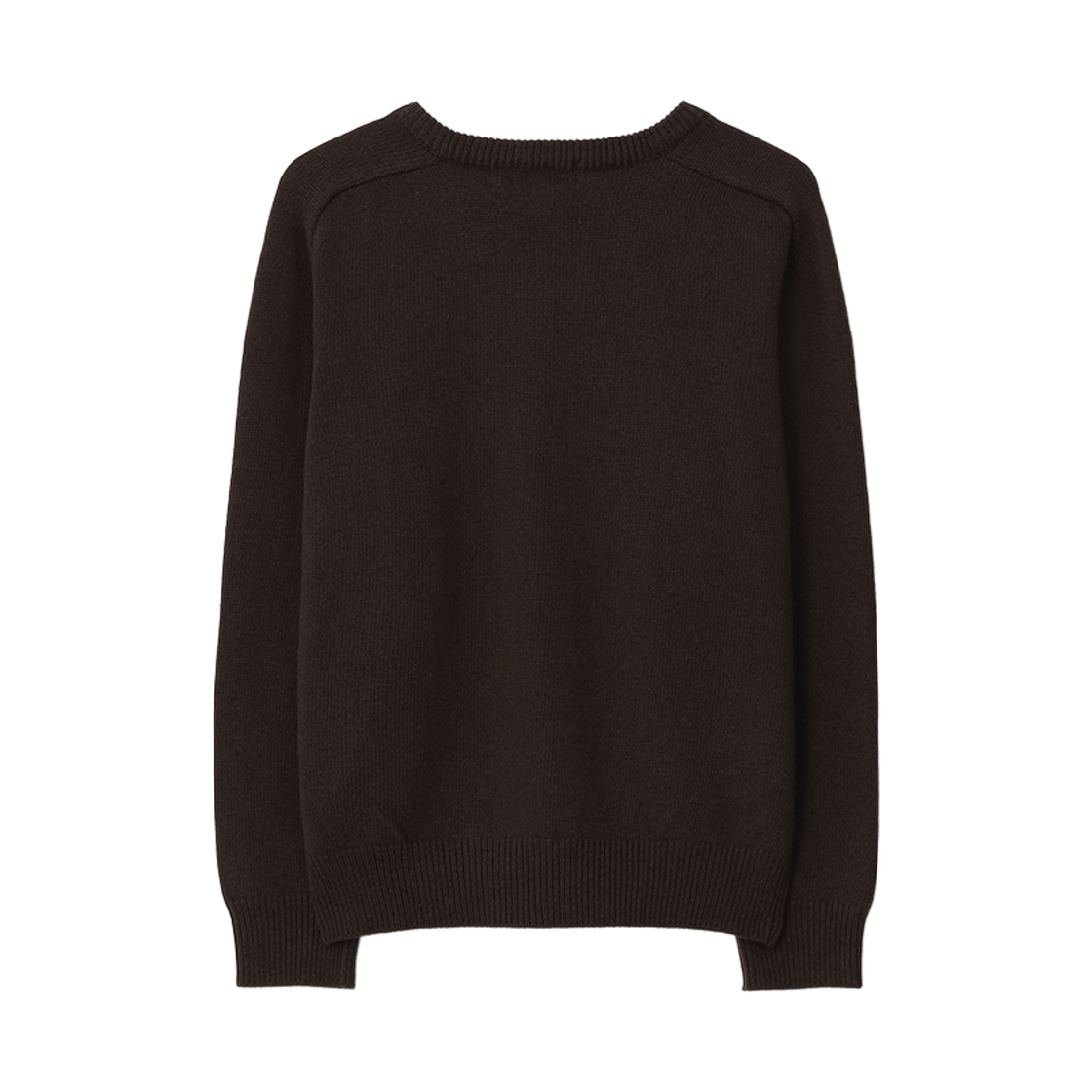 플로즈룸 파인 울 브이넥 니트 다크 브라운(Flawsroom Fine Wool V Neck Knit Dark Brown) - 2