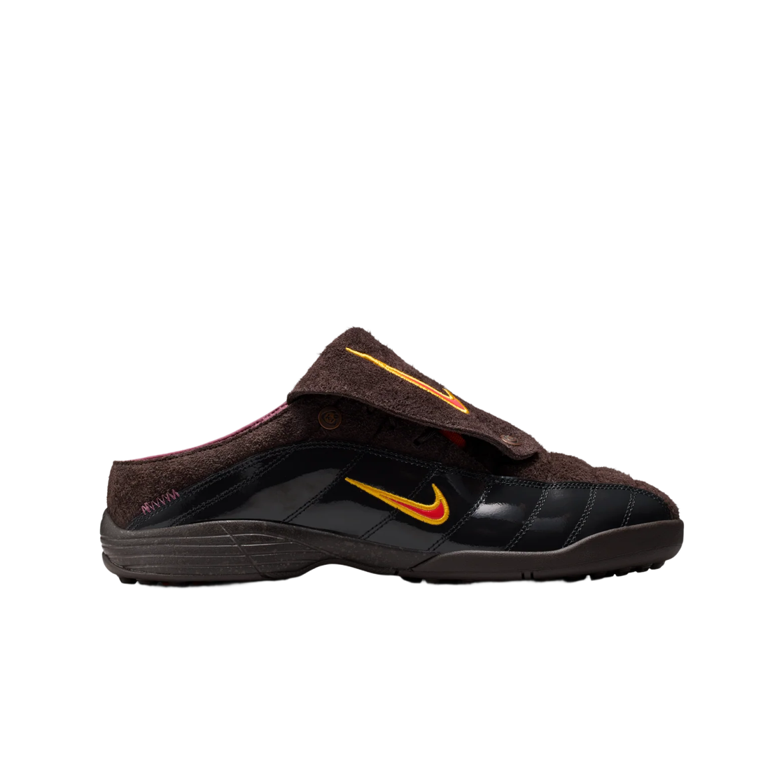 나이키 x 키즈 오브 이미그랜트 토탈 90 뮬 벨벳 브라운 유니버시티 골드(Nike x Kids of Immigrants Total 90 Mule Velvet Brown University Gold) - 1