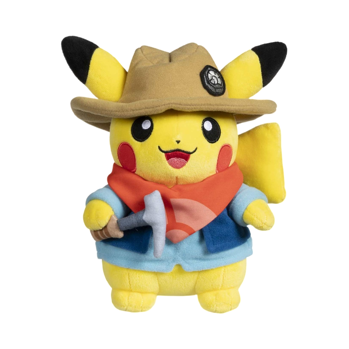 포켓몬 파슬 뮤지엄 굴착기 피카츄 인형(Pokemon Fossil Museum Excavator Pikachu Plush)