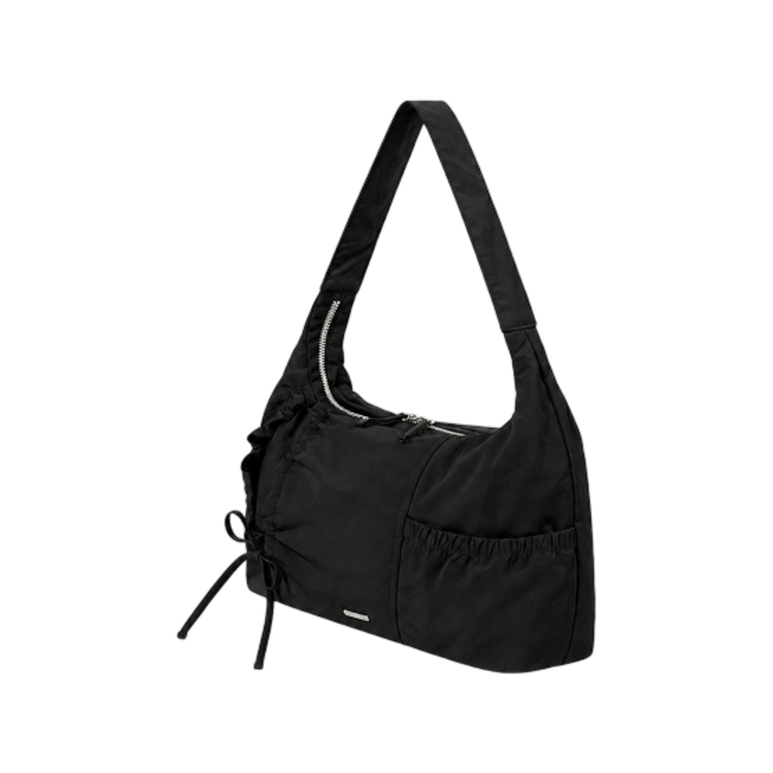 미세키서울 스트링 셔링 백 블랙(Miseki Seoul String Shirring Bag Black) - 2