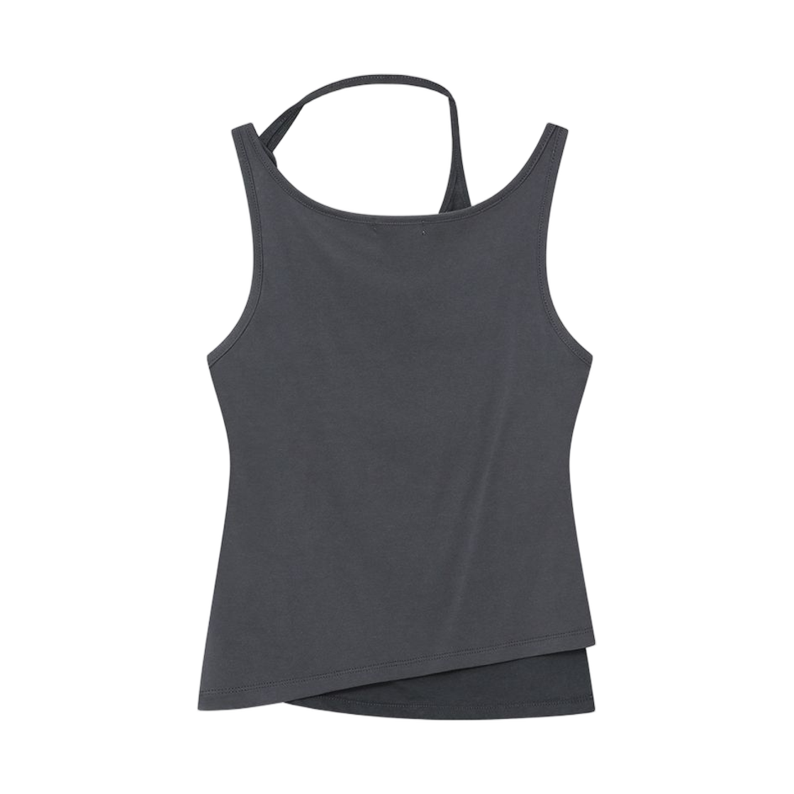 (W) 미세키서울 트위스트 스트링 레이어드 슬리브리스 차콜((W) Miseki Seoul Twist String Layered Sleeveless Charcoal) - 2
