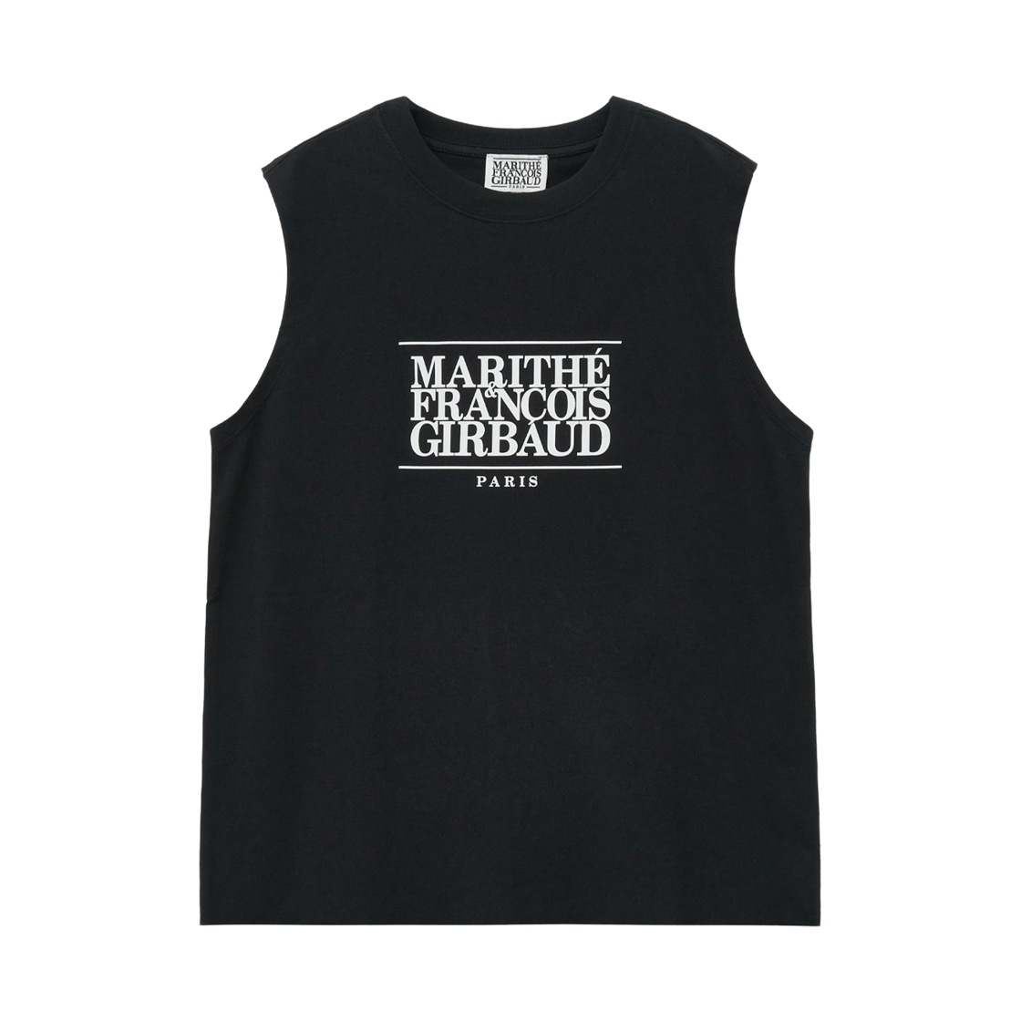 마리떼 프랑소와 저버 클래식 로고 슬리브리스 블랙(Marithe Francois Girbaud Classic Logo Sleeveless Black)